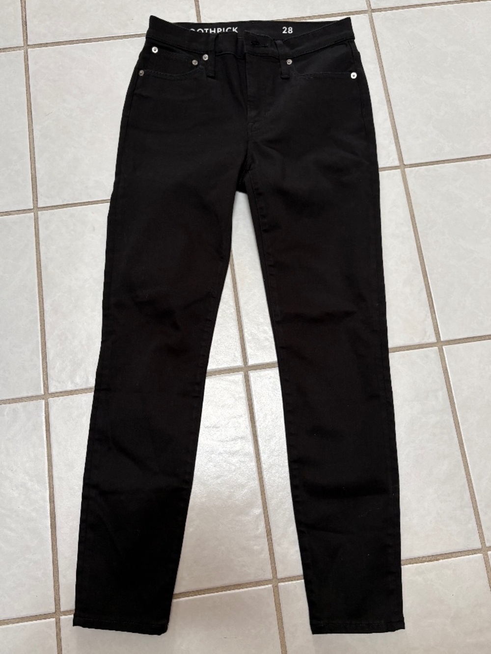 J Crew Mid Rise Toothpick Jeans